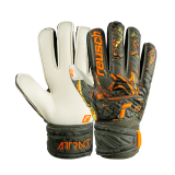 Reusch Attrakt Solid Finger Support Junior 5372010 5556 green grey 1